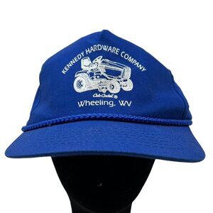 Club Cadet Riding Lawnmower Tractor Vintage Hat Cap Wheeling WV Kennedy Hardware